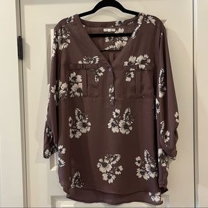 Maurices Floral Blouse